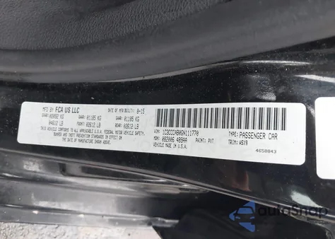 2016 Chrysler 200 Limited from USA, damaged, VIN 1C3CCCAB0GN111770